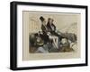 How Violent are These Poor People?-Honore Daumier-Framed Giclee Print