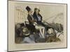 How Violent are These Poor People?-Honore Daumier-Mounted Giclee Print