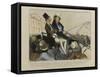 How Violent are These Poor People?-Honore Daumier-Framed Stretched Canvas