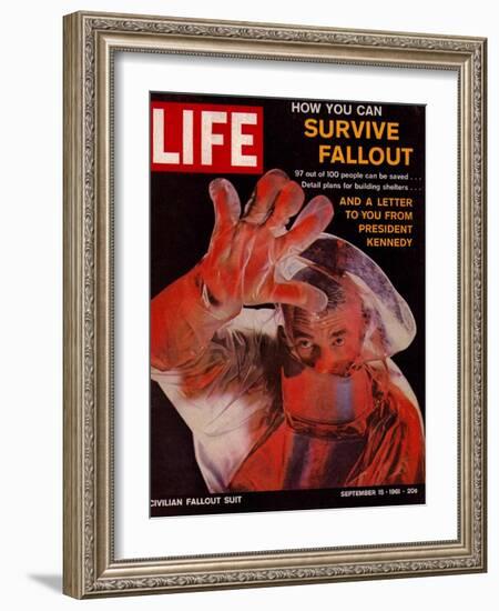 How You Can Survive Fallout, September 15, 1961-Ralph Morse-Framed Photographic Print
