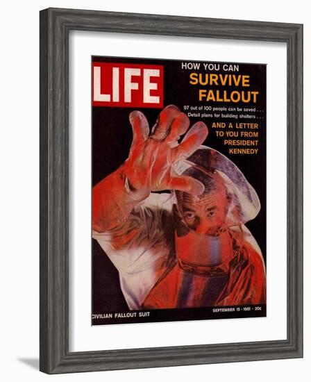 How You Can Survive Fallout, September 15, 1961-Ralph Morse-Framed Photographic Print