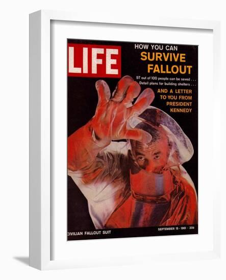 How You Can Survive Fallout, September 15, 1961-Ralph Morse-Framed Photographic Print