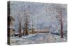 Howard Ave., Snow-Anthony Butera-Stretched Canvas