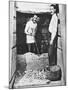 Howard Carter at the Entrance to Tutankhamun's Tomb, Luxor, Egypt, 1922-1923-null-Mounted Giclee Print