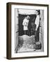 Howard Carter at the Entrance to Tutankhamun's Tomb, Luxor, Egypt, 1922-1923-null-Framed Giclee Print