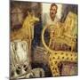 Howard Carter Discovered the Lost Burial Chamber of Tutankhamen-John Millar Watt-Mounted Premium Giclee Print