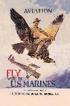 Fly with the U.S. Marines-Howard Chandler Christy-Art Print