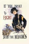 Fly with the U.S. Marines-Howard Chandler Christy-Art Print