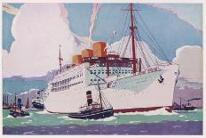 Passenger Liner of the Peninsular and Oriental Steam Navigation Company-Howard Coble-Mounted Art Print