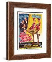 Howard Hawks' Gentlemen Prefer Blondes, 1953, "Gentlemen Prefer Blondes" Directed by Howard Hawks-null-Framed Giclee Print