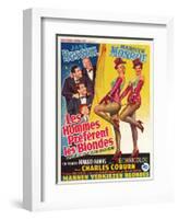 Howard Hawks' Gentlemen Prefer Blondes, 1953, "Gentlemen Prefer Blondes" Directed by Howard Hawks-null-Framed Giclee Print