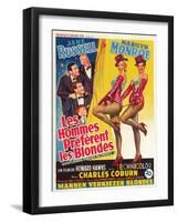 Howard Hawks' Gentlemen Prefer Blondes, 1953, "Gentlemen Prefer Blondes" Directed by Howard Hawks-null-Framed Giclee Print