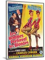 Howard Hawks' Gentlemen Prefer Blondes, 1953, "Gentlemen Prefer Blondes" Directed by Howard Hawks-null-Mounted Giclee Print