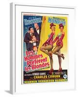 Howard Hawks' Gentlemen Prefer Blondes, 1953, "Gentlemen Prefer Blondes" Directed by Howard Hawks-null-Framed Giclee Print