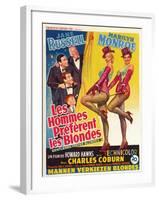 Howard Hawks' Gentlemen Prefer Blondes, 1953, "Gentlemen Prefer Blondes" Directed by Howard Hawks-null-Framed Giclee Print