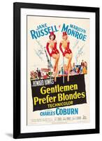 Howard Hawks' Gentlemen Prefer Blondes, 1953, "Gentlemen Prefer Blondes" Directed by Howard Hawks-null-Framed Giclee Print