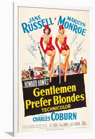 Howard Hawks' Gentlemen Prefer Blondes, 1953, "Gentlemen Prefer Blondes" Directed by Howard Hawks-null-Framed Giclee Print