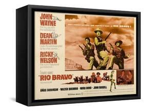 Howard Hawks' Rio Bravo, 1959, "Rio Bravo" Directed by Howard Hawks-null-Framed Stretched Canvas