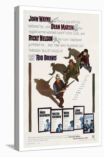 Howard Hawks' Rio Bravo, 1959, "Rio Bravo" Directed by Howard Hawks-null-Stretched Canvas