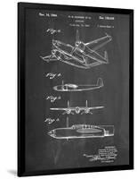 Howard Hughes Airplane Patent-null-Framed Art Print