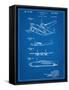 Howard Hughes Airplane Patent-null-Framed Stretched Canvas