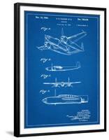 Howard Hughes Airplane Patent-null-Framed Art Print