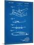 Howard Hughes Airplane Patent-null-Mounted Art Print