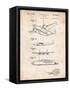 Howard Hughes Airplane Patent-Cole Borders-Framed Stretched Canvas