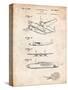 Howard Hughes Airplane Patent-Cole Borders-Stretched Canvas