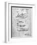 Howard Hughes Airplane Patent-Cole Borders-Framed Art Print
