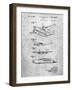 Howard Hughes Airplane Patent-Cole Borders-Framed Art Print