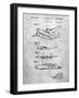 Howard Hughes Airplane Patent-Cole Borders-Framed Art Print