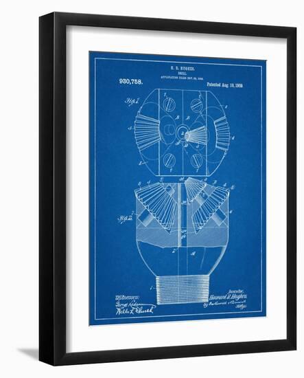 Howard Hughes Drill, Oil Drill Patent-null-Framed Art Print