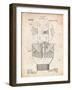 Howard Hughes Drill, Oil Drill Patent-Cole Borders-Framed Art Print