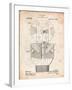 Howard Hughes Drill, Oil Drill Patent-Cole Borders-Framed Art Print