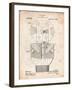 Howard Hughes Drill, Oil Drill Patent-Cole Borders-Framed Art Print