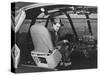 Howard Hughes in Spruce Goose Wooden Plane Photograph - Los Angeles, CA-Lantern Press-Stretched Canvas