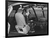 Howard Hughes in Spruce Goose Wooden Plane Photograph - Los Angeles, CA-Lantern Press-Framed Art Print