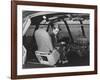 Howard Hughes in Spruce Goose Wooden Plane Photograph - Los Angeles, CA-Lantern Press-Framed Art Print