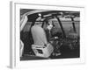 Howard Hughes in Spruce Goose Wooden Plane Photograph - Los Angeles, CA-Lantern Press-Framed Art Print