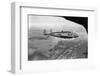 Howard Hughes Lockheed 14 Super Electra over New York City-null-Framed Photographic Print