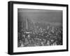 Howard Hughes Lockheed 14 Super Electra over New York City-null-Framed Photographic Print