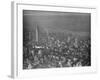 Howard Hughes Lockheed 14 Super Electra over New York City-null-Framed Photographic Print