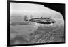 Howard Hughes Lockheed 14 Super Electra over New York City-null-Framed Photographic Print