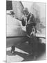 Howard Hughes Pilot Boarding Plane in Full Uniform Photograph - Newark, NJ-Lantern Press-Mounted Art Print