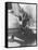 Howard Hughes Pilot Boarding Plane in Full Uniform Photograph - Newark, NJ-Lantern Press-Framed Stretched Canvas