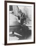 Howard Hughes Pilot Boarding Plane in Full Uniform Photograph - Newark, NJ-Lantern Press-Framed Art Print