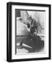 Howard Hughes Pilot Boarding Plane in Full Uniform Photograph - Newark, NJ-Lantern Press-Framed Art Print