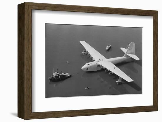 Howard Hughes' Spruce Goose-null-Framed Photographic Print