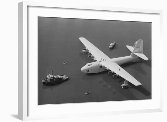 Howard Hughes' Spruce Goose-null-Framed Photographic Print